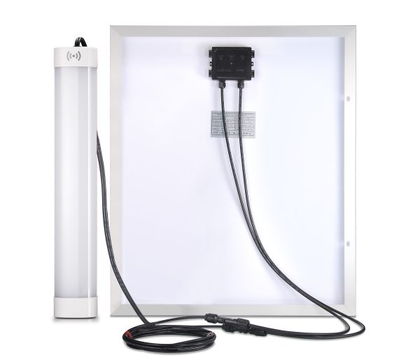 12W All in one solar batten light