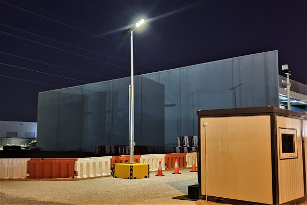 EcoCivil with Folding Pole at Night