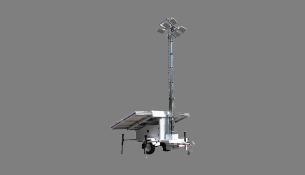 Commander 4 Panel Mobile Solar Lighting Tower