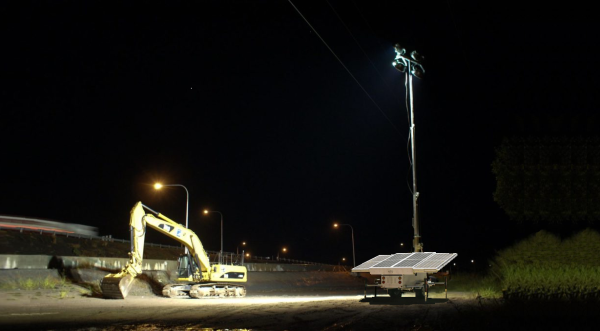 Worksite Vizona lighting tower