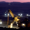 Vizona Lighting Tower Minesite at Night