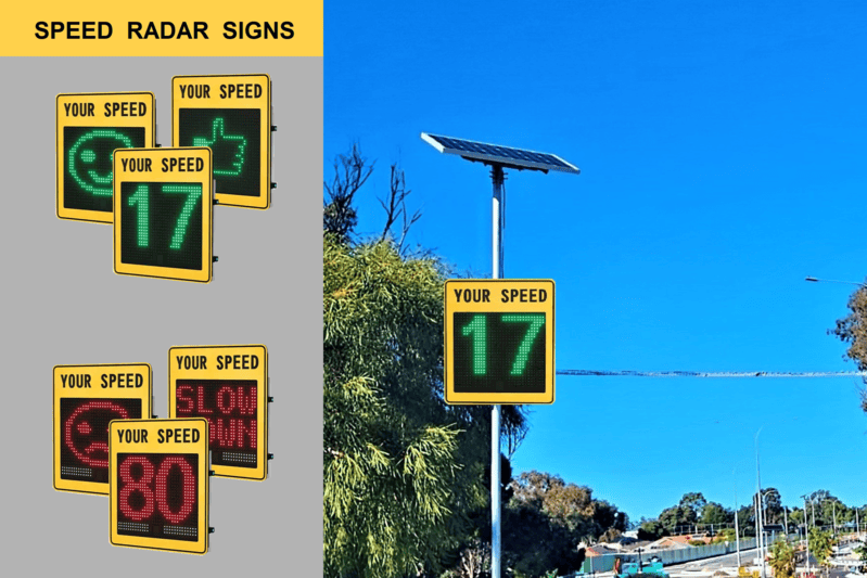Enhancing Road Safety with Vizona's Speed Radar Signs | Vizona