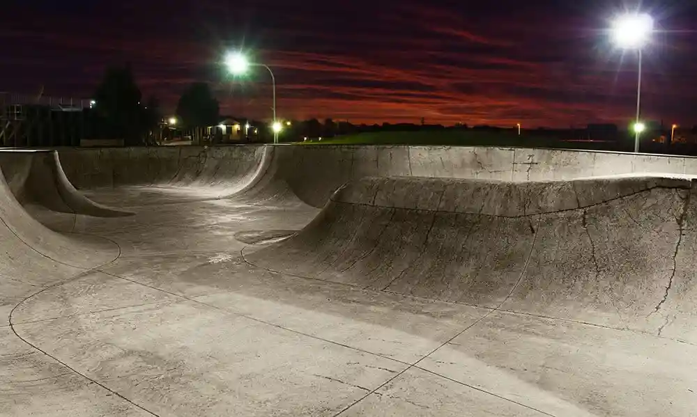 column lighting for public spaces