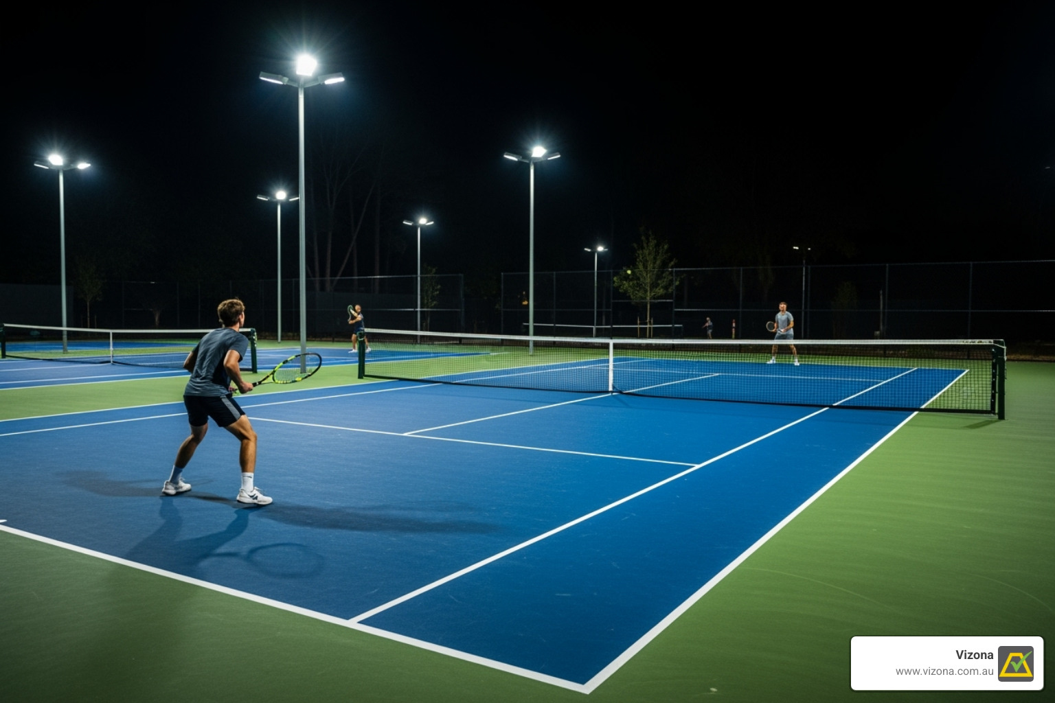 tennis court lighting design